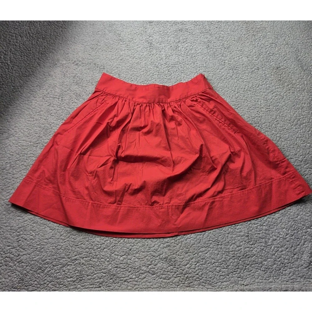 Banana Republic Mini Skirt w Pockets 0 Petite Red